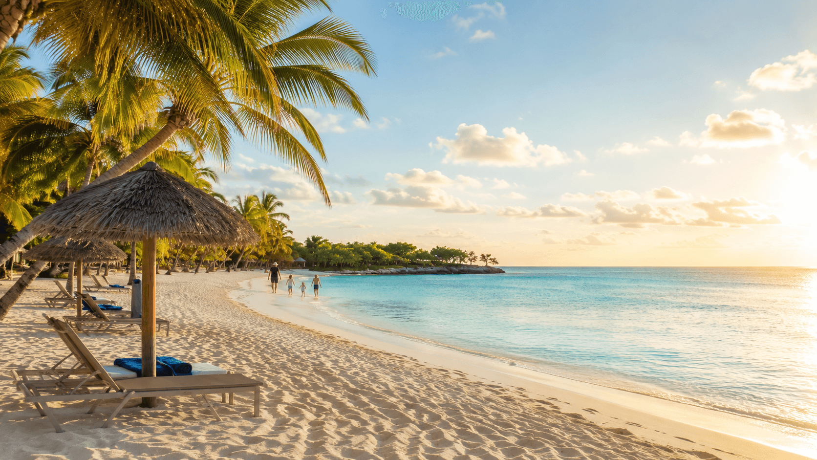 Family-friendly private beach in Punta Cana