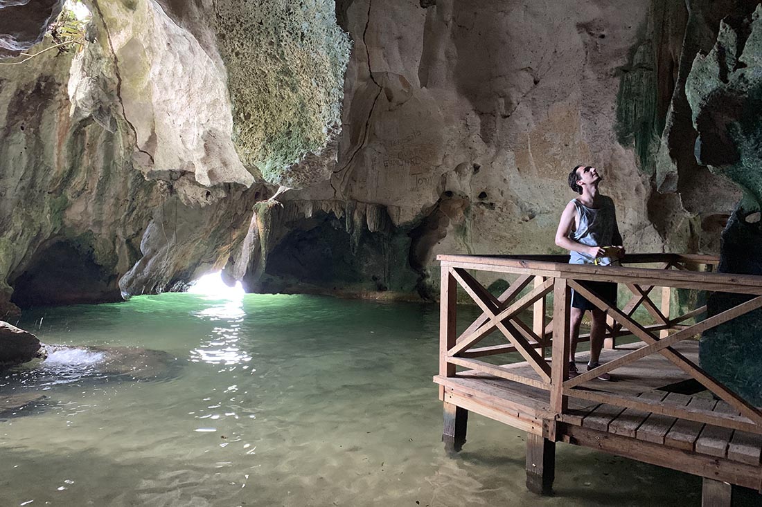 Dramatic limestone karst formations