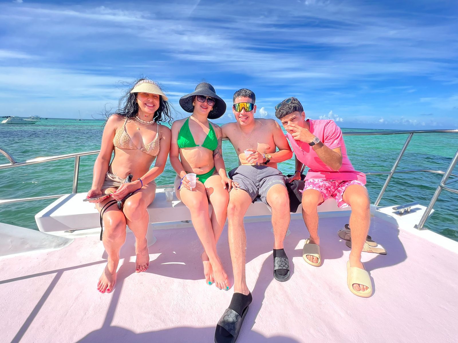 Catamaran party atmosphere